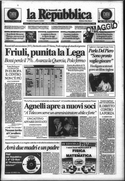 Il lunedì de La repubblica